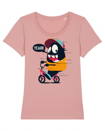 Monster Biker Cartoon Canyon Pink