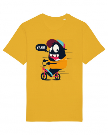 Monster Biker Cartoon Spectra Yellow