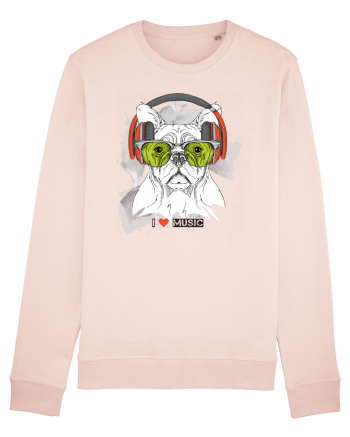 Hipster Frenchie Dog Candy Pink