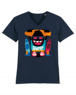 Surf Monster Cool Tricou mânecă scurtă guler V Bărbat Presenter