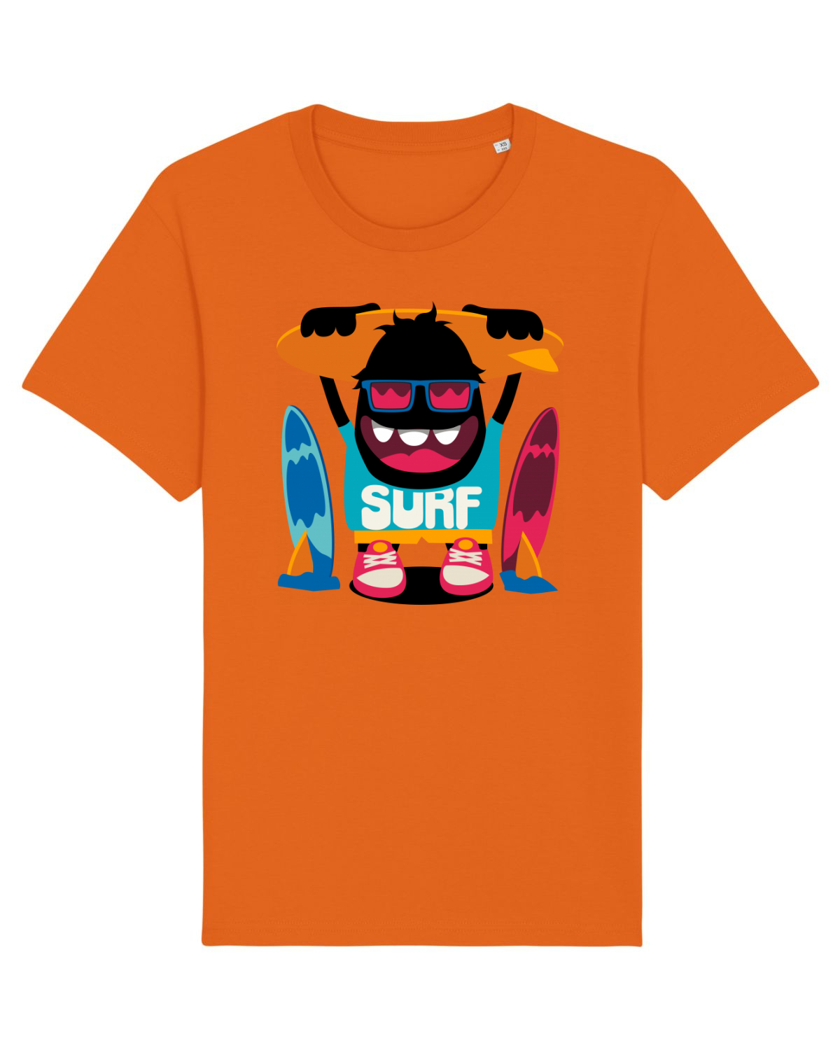 Tricou mânecă scurtă Unisex Rocker Bright Orange