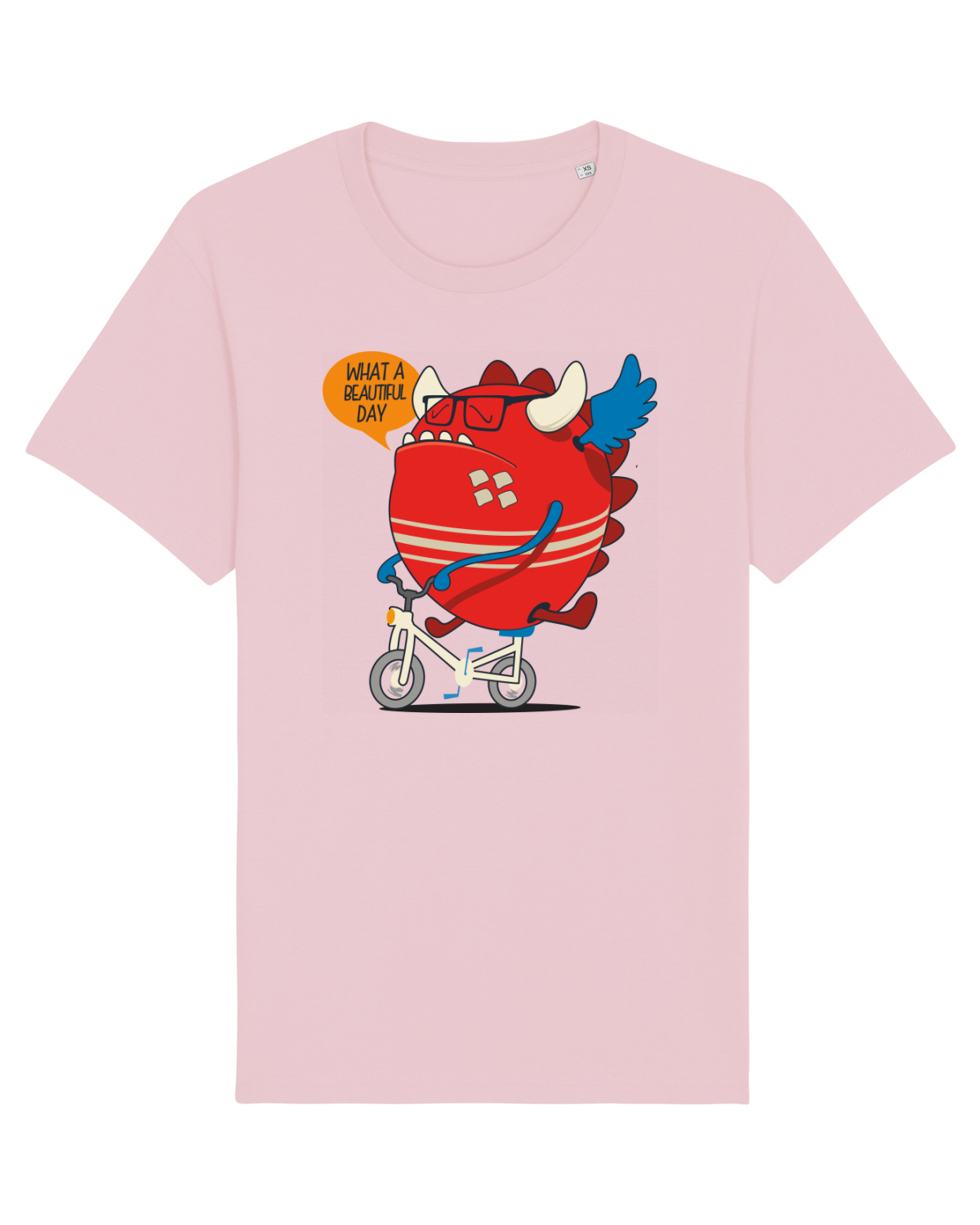 Tricou mânecă scurtă Unisex Rocker Cotton Pink