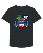 Drink Me Apple Tricou mânecă scurtă guler larg Bărbat Skater