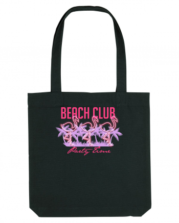 Beach Club Party Flamingo Black