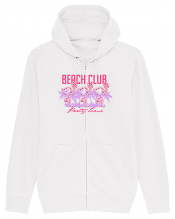 Beach Club Party Flamingo White