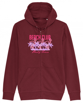 Beach Club Party Flamingo Burgundy