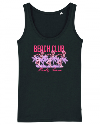 Beach Club Party Flamingo Black