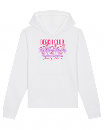 Beach Club Party Flamingo White