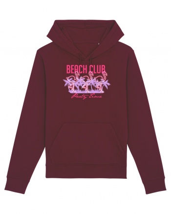 Beach Club Party Flamingo Burgundy
