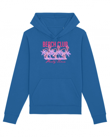 Beach Club Party Flamingo Royal Blue