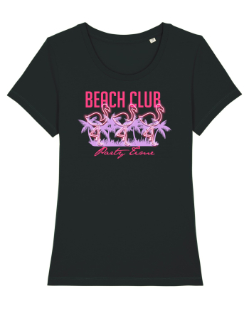 Beach Club Party Flamingo Black