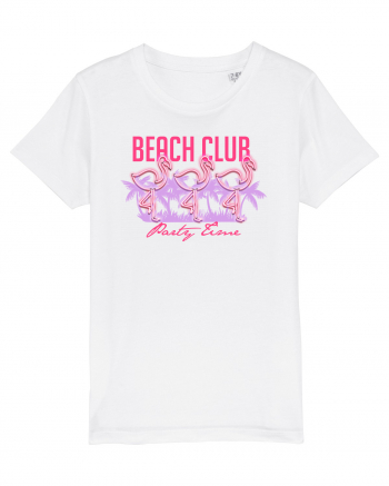 Beach Club Party Flamingo White