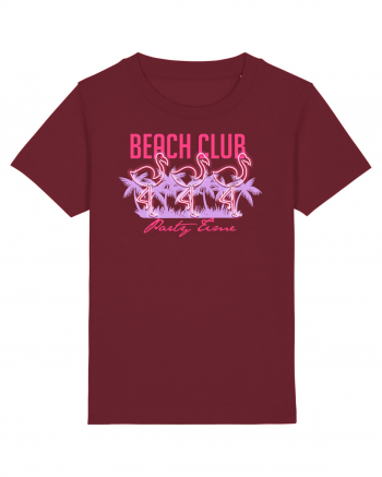 Beach Club Party Flamingo Burgundy