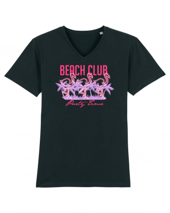 Beach Club Party Flamingo Black
