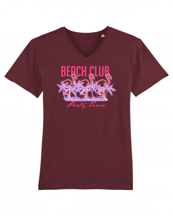 Beach Club Party Flamingo Burgundy