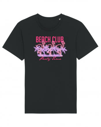 Beach Club Party Flamingo Black