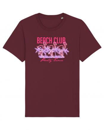 Beach Club Party Flamingo Burgundy