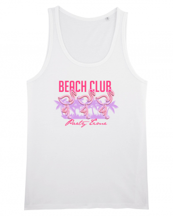 Beach Club Party Flamingo White
