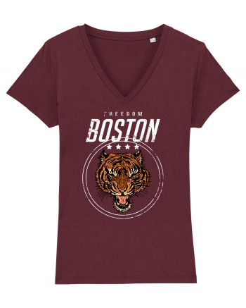 Freedom Boston Tiger Burgundy