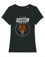 Freedom Boston Tiger Tricou mânecă scurtă guler larg fitted Damă Expresser