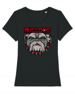 Bulldog Tricou mânecă scurtă guler larg fitted Damă Expresser