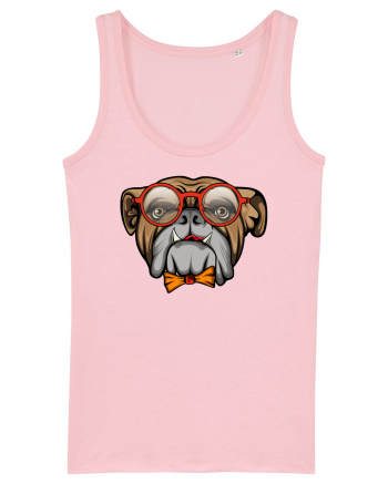 Hipster Bulldog Cotton Pink