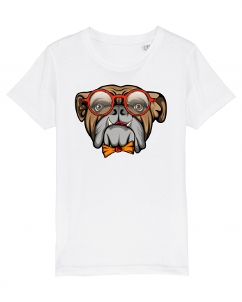 Hipster Bulldog White