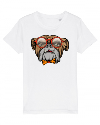 Hipster Bulldog White