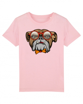 Hipster Bulldog Cotton Pink