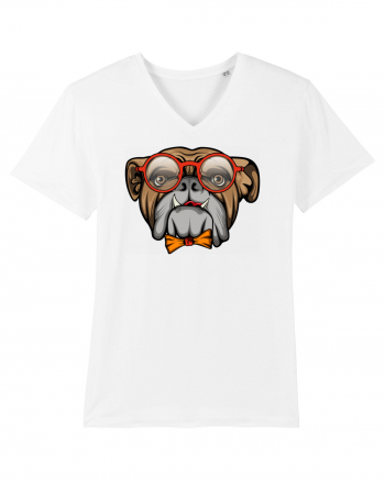 Hipster Bulldog White