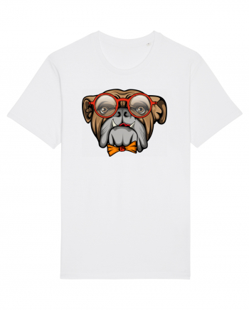 Hipster Bulldog White