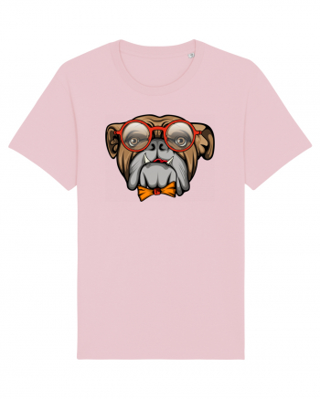 Hipster Bulldog Cotton Pink