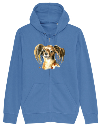 Cute Dog Bright Blue
