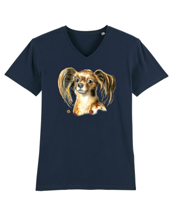 Cute Dog French Navy