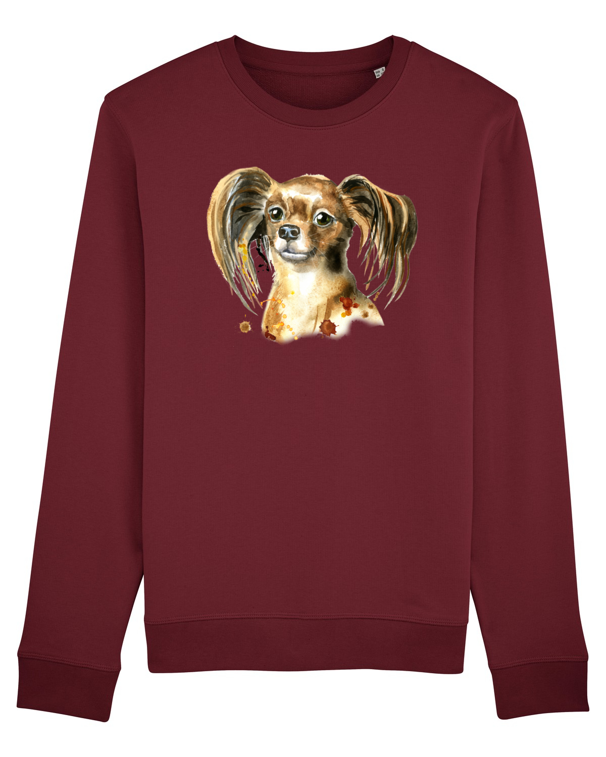 Bluză mânecă lungă Unisex Rise Burgundy