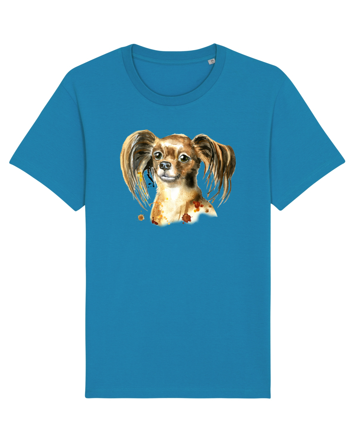 Tricou mânecă scurtă Unisex Rocker Azur