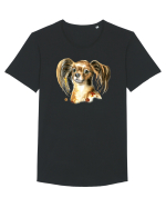 Cute Dog Tricou mânecă scurtă guler larg Bărbat Skater