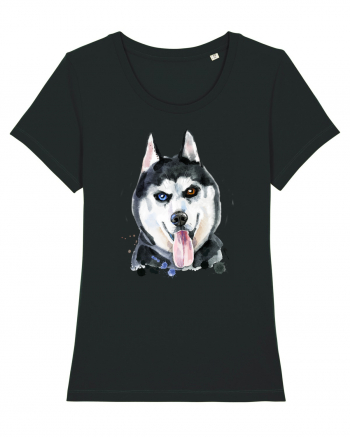 Husky Painting Black