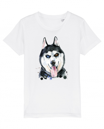Husky Painting White