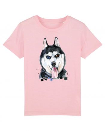 Husky Painting Cotton Pink