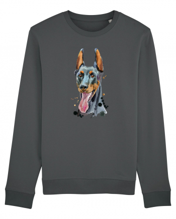 Doberman Painting Anthracite