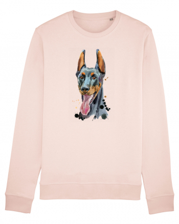 Doberman Painting Candy Pink