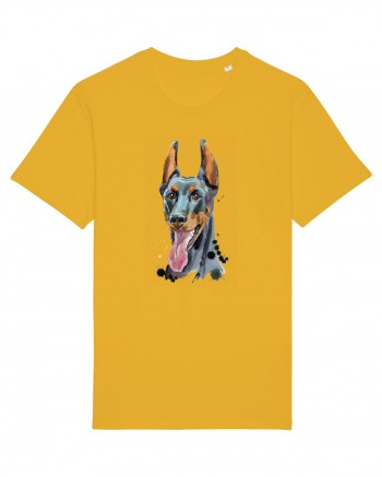 Doberman Painting Spectra Yellow