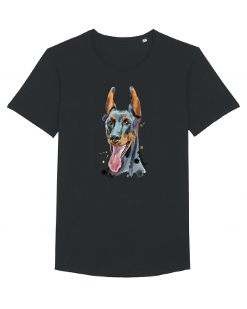 Doberman Painting Black