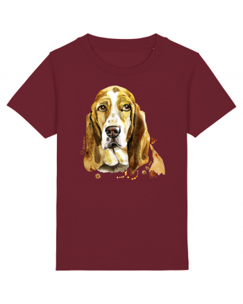 Droopy Painting Burgundy