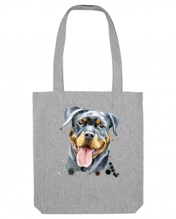 Rottweiler Painting Heather Grey