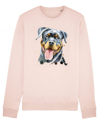 Rottweiler Painting Candy Pink