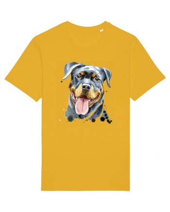 Rottweiler Painting Spectra Yellow