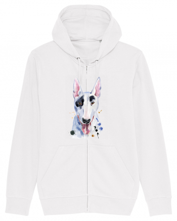 Bullterrier Painting White