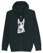 Bullterrier Painting Hanorac cu fermoar Unisex Connector